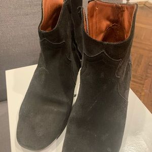 ISABEL MARANT Dicker dark gray suede boots size 38